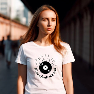 Music Matar Min Soul Vinyl Album T-Shirt