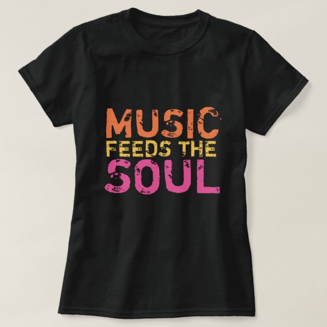 Music Matar Soul T Shirt (Design framsida)