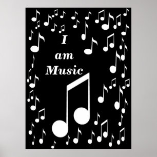 Music & Me_ Skriv ut Poster