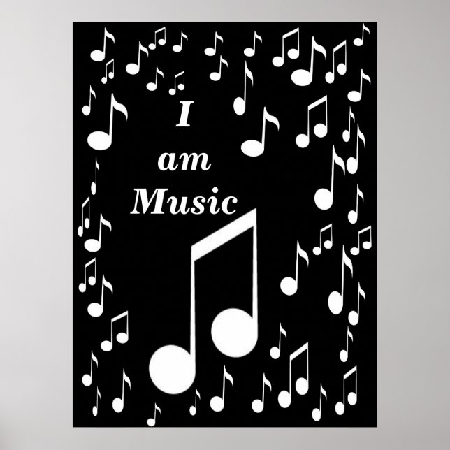 Music & Me_ Skriv ut Poster (Framsidan)