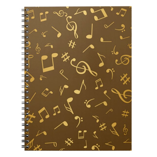 Music mönster anteckningsbok (Framsidan)