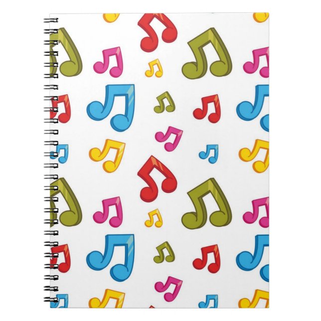 Music mönster anteckningsbok (Framsidan)