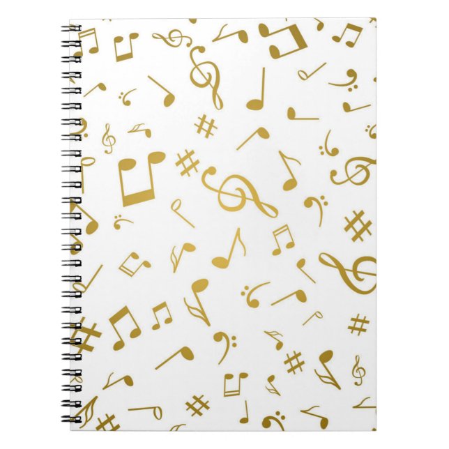 Music mönster anteckningsbok (Framsidan)