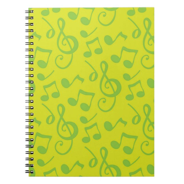 Music mönster anteckningsbok (Framsidan)