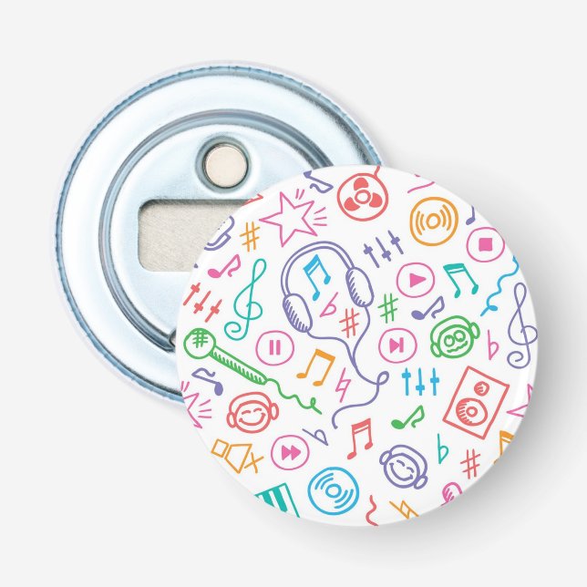 Music mönster flasköppnare (Framsidan)