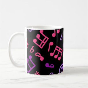 Music mönster kaffemugg