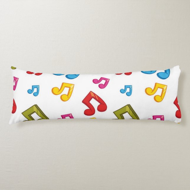 Music mönster kroppskudde (Framsidan)