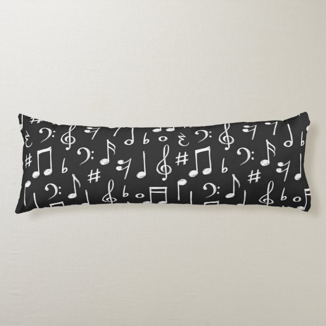 Music mönster kroppskudde (Framsidan)