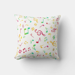 Music mönster kudde