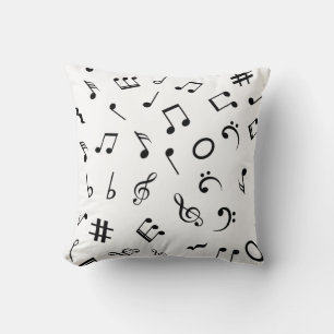 Music mönster kudde