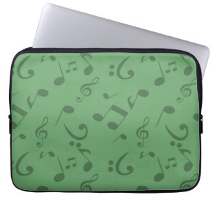 Music mönster laptop fodral