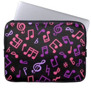 Music mönster laptop fodral