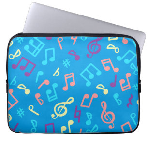 Music mönster laptop fodral