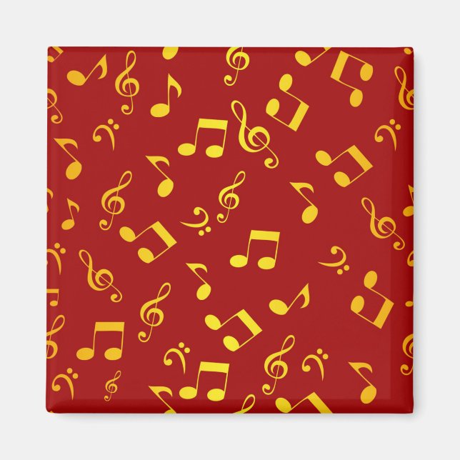 Music mönster magnet (Framsidan)