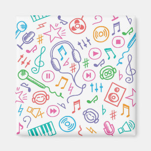 Music mönster magnet