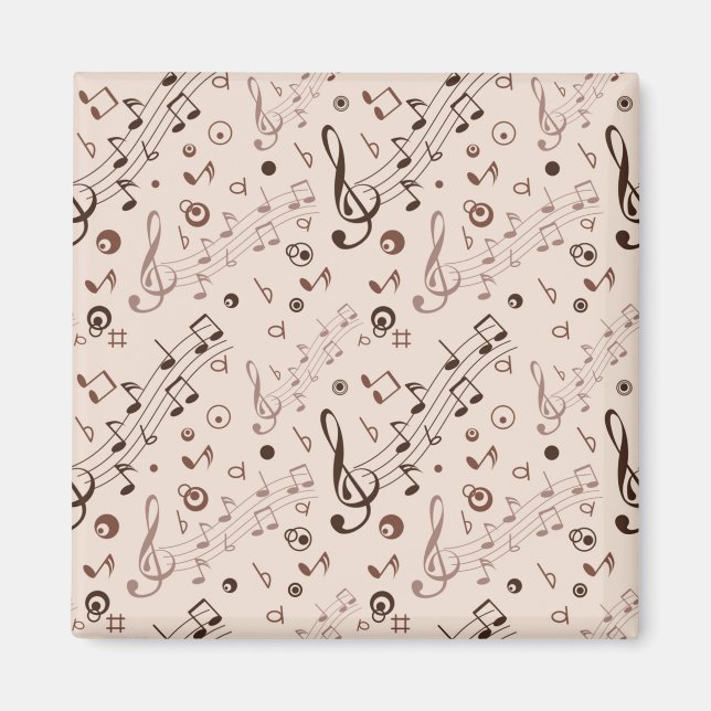 Music mönster magnet (Framsidan)