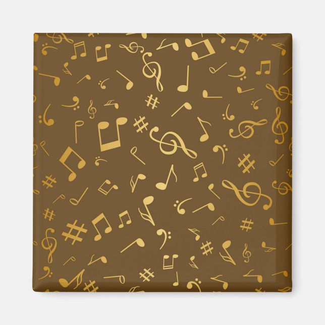 Music mönster magnet (Framsidan)