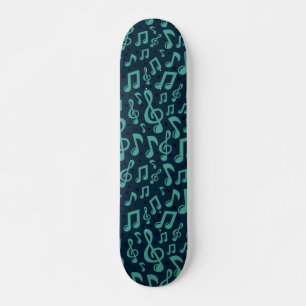 Music mönster mini skateboard bräda 18,5 cm