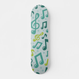 Music mönster mini skateboard bräda 18,5 cm