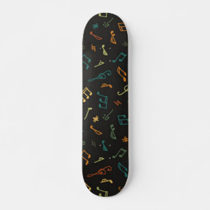 Music mönster mini skateboard bräda 18,5 cm