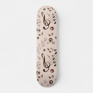 Music mönster mini skateboard bräda 18,5 cm