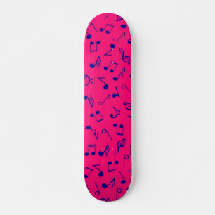 Music mönster mini skateboard bräda 18,5 cm