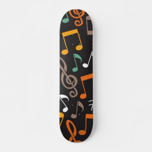 Music mönster mini skateboard bräda 18,5 cm