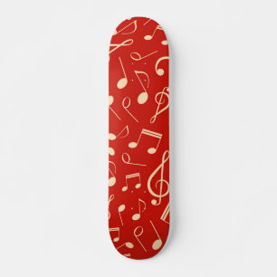 Music mönster mini skateboard bräda 18,5 cm