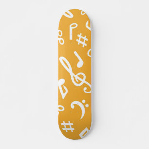 Music mönster mini skateboard bräda 18,5 cm
