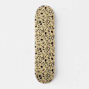 Music mönster mini skateboard bräda 18,5 cm