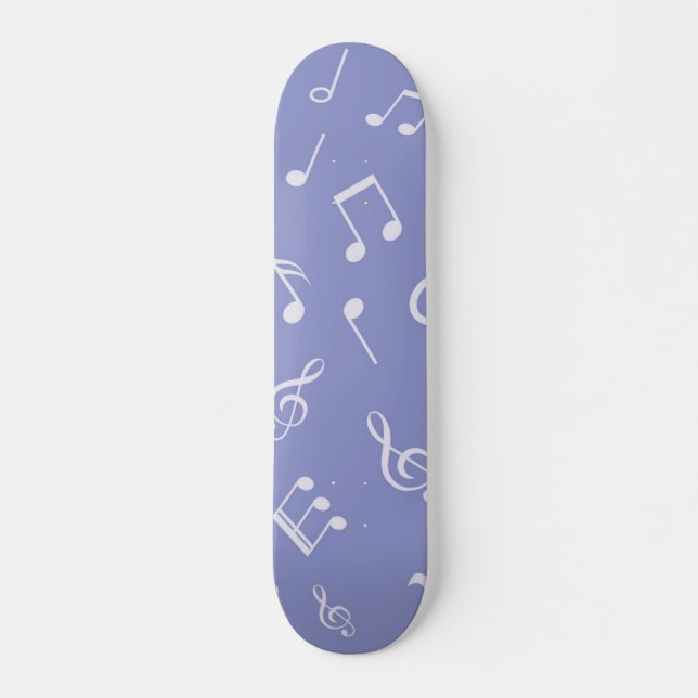 Music mönster mini skateboard bräda 18,5 cm (Framsida)