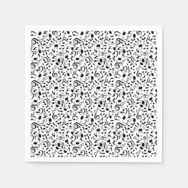 Music mönster pappersservett (Framsidan)