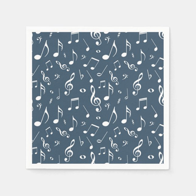 Music mönster pappersservett (Framsidan)