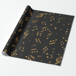 Music mönster presentpapper