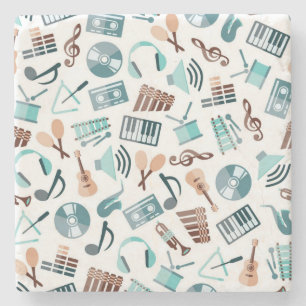 Music mönster stenunderlägg