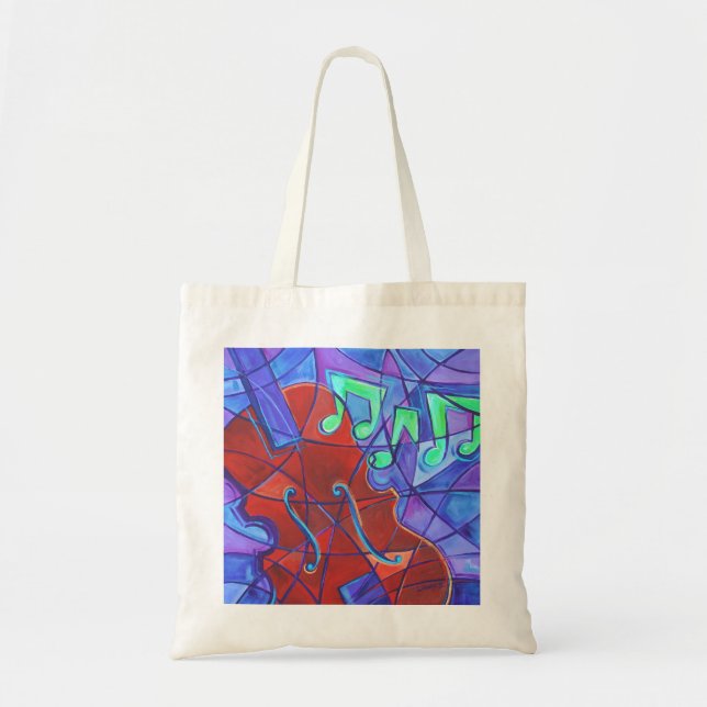 Music Mosaic Bag Tygkasse (Framsidan)