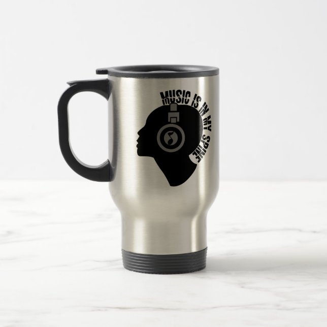 Music mugg - välj stil & färg (Vänster)