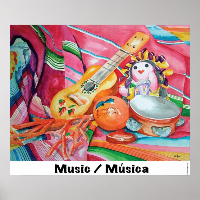 Music/Música Poster (Framsidan)