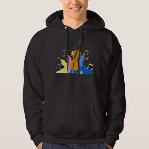Music Musician Humor Cellist Orchestra Player Cel Hoodie