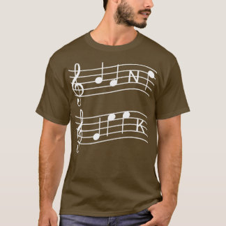 Music Musik noter T Shirt