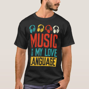 Music My Kärlek Language Music Audio Producer Dj D T Shirt