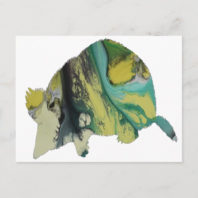 Music Note Art Vykort (Framsida)