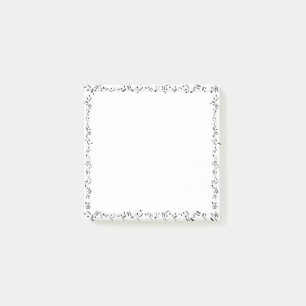 Music Note Boarder Treble Clef Musician Post-it Block