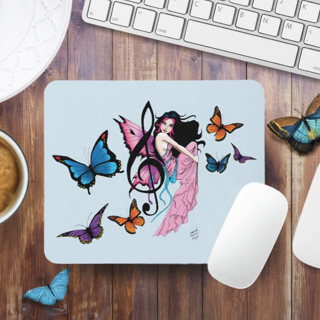 Music Note Butterflies Fairy Musmatta (Skapare uppladdad)