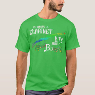 Music Note Clarinet Funny Clarinetist T Shirt