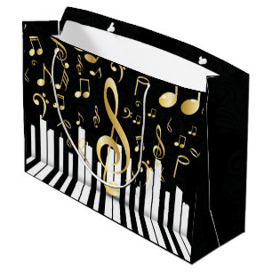 Music Note elegant Luxury piano nycklar