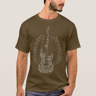 Music Note Guitar Coola Musical Design844 T Shirt
