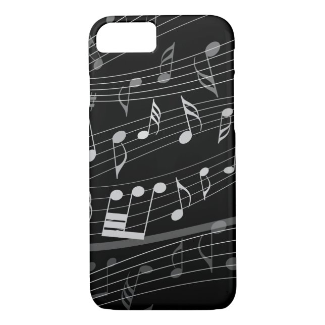 Music Note Lakan Music Case-Mate iPhone Skal (Baksida)
