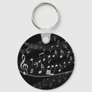 Music Note Lakan Music Keychain Nyckelring