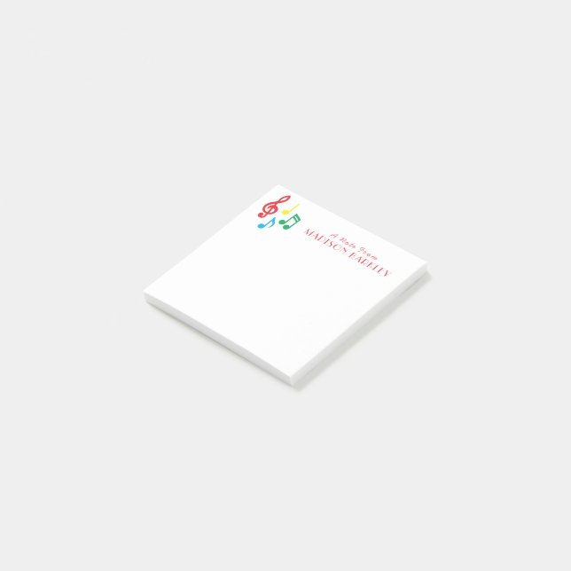 Music Note Musician Teacher Post-it Block (Vinklad)